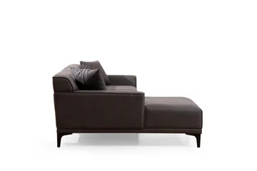 Mississauga Divansofa 3-seters - Antrasitt - Møbler - Sofaer - Sofa med sjeselong - 3 seters sofa med divan
