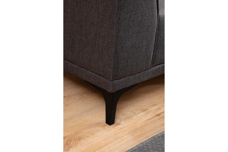 Mississauga Divansofa 3-seters - Antrasitt - Møbler - Sofaer - Hjørnesofa - Hjørnesofa med divan