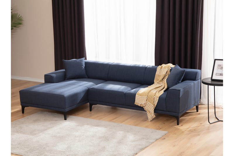 Mississauga Divansofa 3-seters - Blå - Møbler - Sofaer - Hjørnesofa
