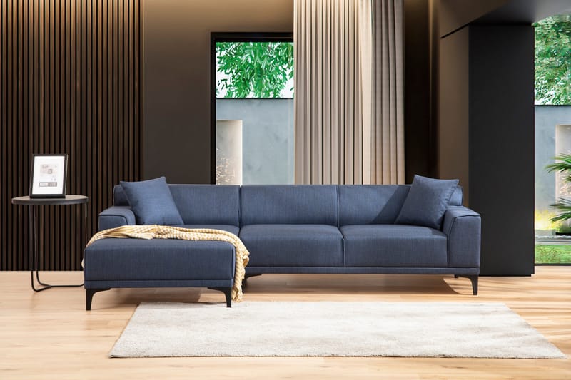 Mississauga Divansofa 3-seters - Blå - Møbler - Sofaer - Hjørnesofa