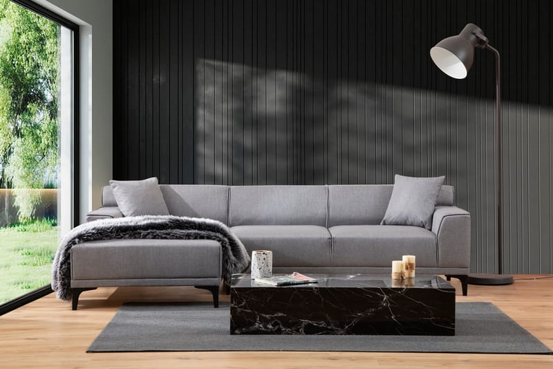 Mississauga Divansofa 3-seters - Grå - Møbler - Sofaer - Hjørnesofa
