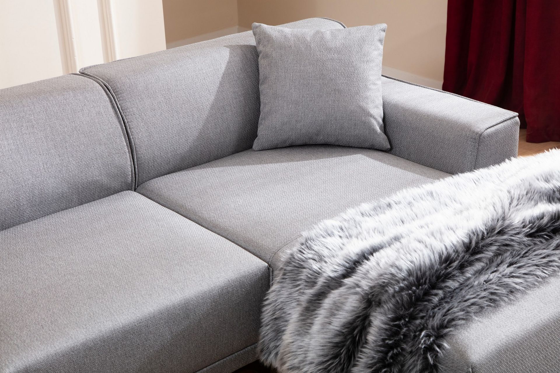 Mississauga Divansofa 3-seters - Grå - Møbler - Sofaer - Hjørnesofa