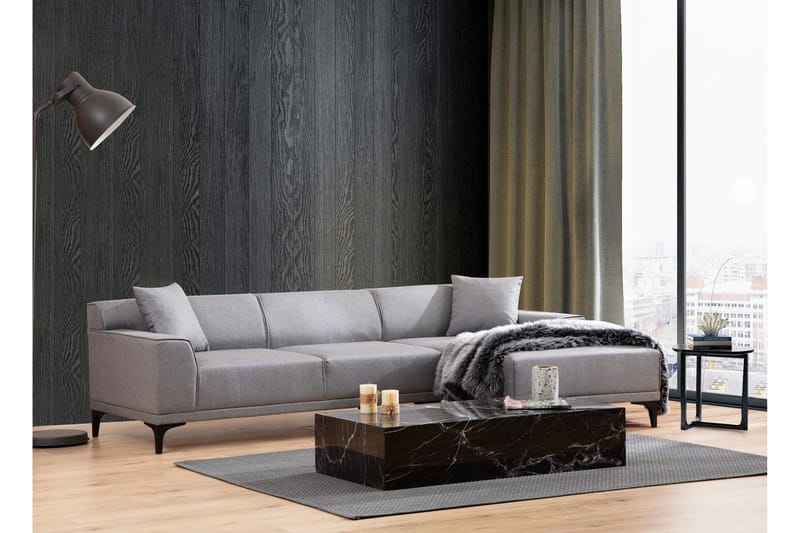 Mississauga Divansofa 3-seters - Grå - Møbler - Sofaer - Hjørnesofa