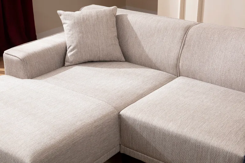 Mississauga Divansofa 3-seters - Hvit - Møbler - Sofaer - Hjørnesofa - Hjørnesofa med divan