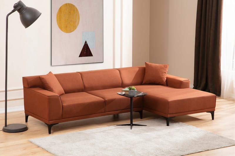 Mississauga Divansofa 3-seters - Oransje - Møbler - Sofaer - Hjørnesofa