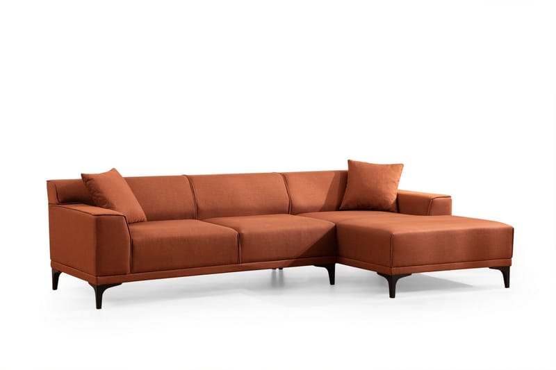 Mississauga Divansofa 3-seters - Oransje - Møbler - Sofaer - Hjørnesofa