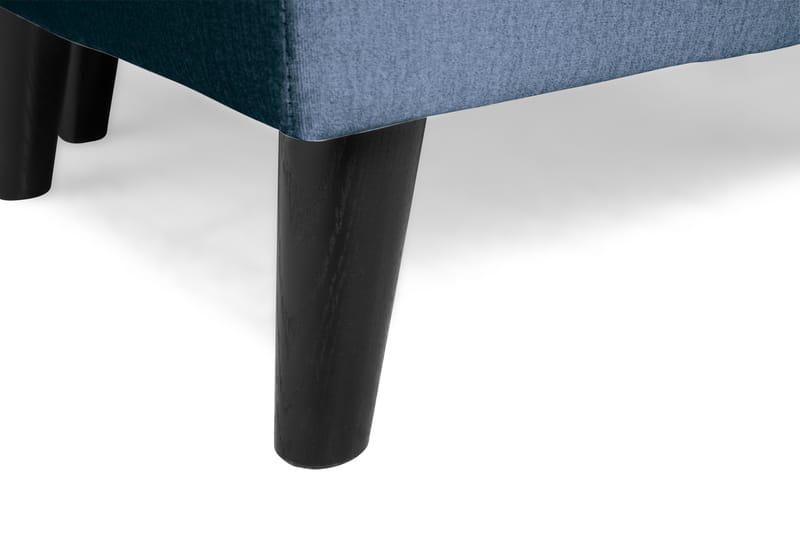 Monroe 5-seters Vendbar U-formet Hjørnesofa med Divan i Fløyel - Blå - Møbler - Sofaer - Hjørnesofa - Hjørnesofa med divan