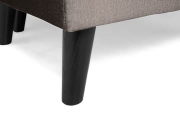 Monroe 5-seters Vendbar U-formet Hjørnesofa med Divan i Fløyel - Brun - Møbler - Sofaer - Hjørnesofa - Hjørnesofa med divan
