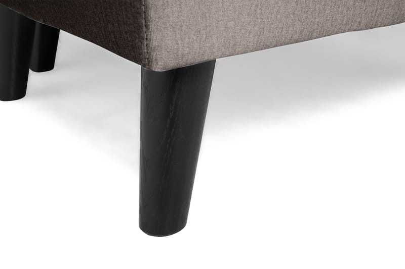 Monroe 5-seters Vendbar U-formet Hjørnesofa med Divan i Fløyel - Brun - Møbler - Sofaer - Hjørnesofa - Hjørnesofa med divan