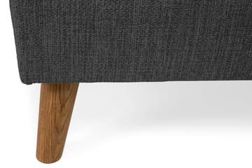 Monroe 5-seters Vendbar U-formet Hjørnesofa med Divan i Stoff - Mørk grå - Møbler - Sofaer - Hjørnesofa - Hjørnesofa med divan