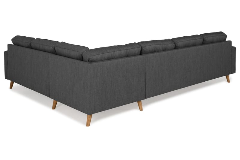 Monroe Hjørnesofa med Divan Vendbar - Mørkegrå - Møbler - Sofaer - Hjørnesofa - Hjørnesofa med divan