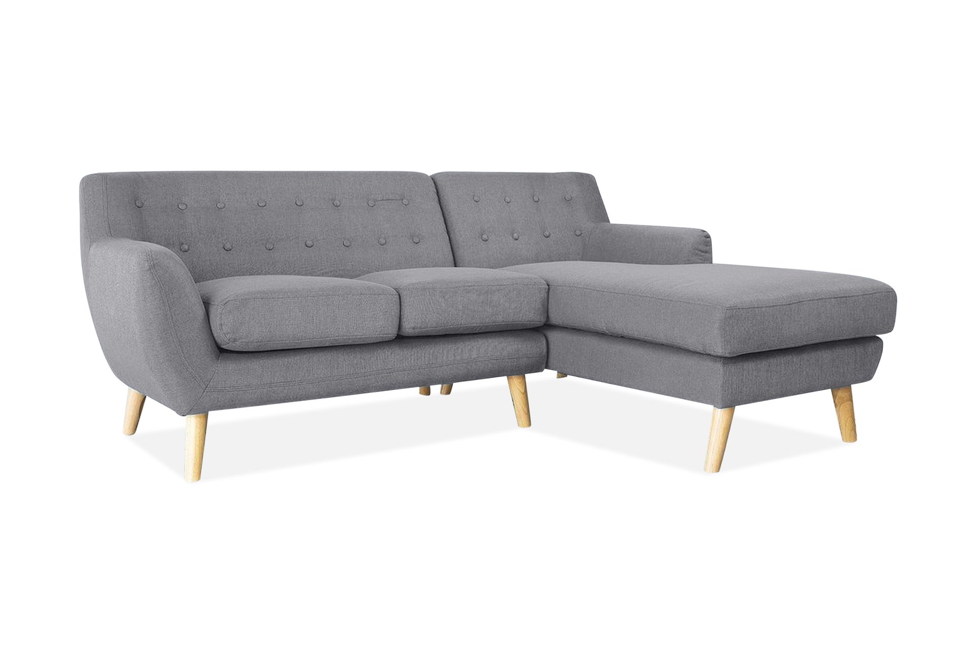 Motala Hjørnesofa 140 cm - Grå - Møbler - Sofaer - Hjørnesofa