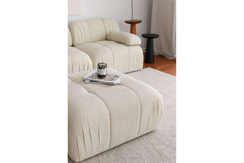 Murum Hjørnesofa 3-seter - Hvit - Møbler - Sofaer - Sofa med sjeselong - 4 seters sofa med divan
