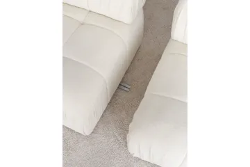 Murum Hjørnesofa 3-seter - Hvit - Møbler - Sofaer - Sofa med sjeselong - 4 seters sofa med divan