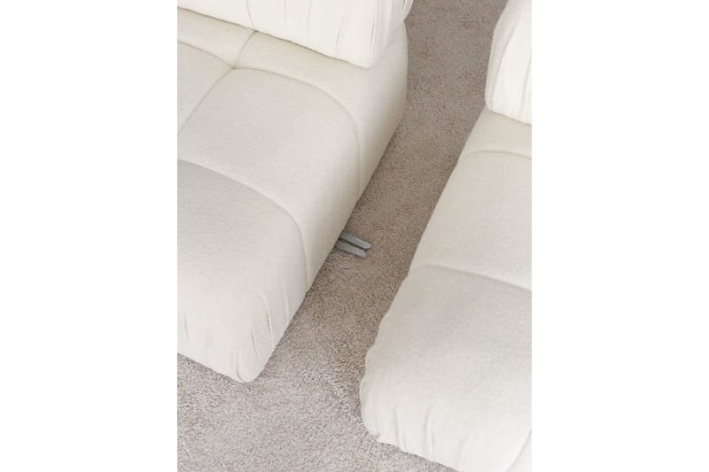 Murum Hjørnesofa 3-seter - Hvit - Møbler - Sofaer - Sofa med sjeselong - 4 seters sofa med divan
