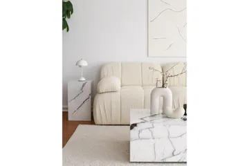 Murum Hjørnesofa 3-seter - Hvit - Møbler - Sofaer - Sofa med sjeselong - 4 seters sofa med divan