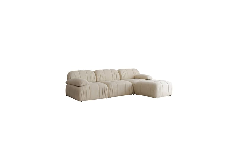 Murum Hjørnesofa 3-seter - Hvit - Møbler - Sofaer - Sofa med sjeselong - 4 seters sofa med divan