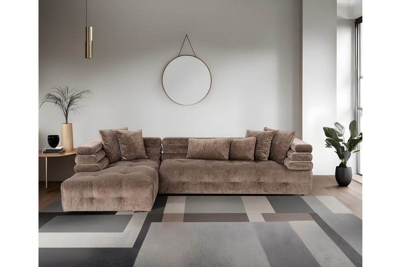 Namarta Hjørnesofa 3-seter - Grå - Møbler - Sofaer - Hjørnesofa