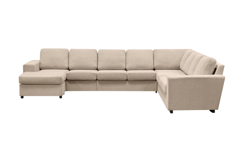 Nebraska Hjørnesofa med Divan Vendbar - Beige - Hjørnesofa med divan - Hjørnesofa