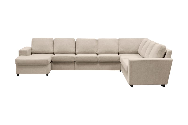 Nebraska Hjørnesofa med Divan Vendbar - Beige - Møbler - Sofaer - Hjørnesofa - Hjørnesofa med divan