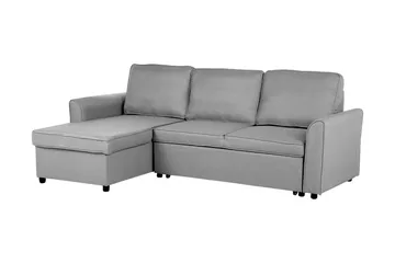 Nesna Hjørnesofa 228 cm - Grå - Møbler - Sofaer - Sovesofaer - Sovesofa divan