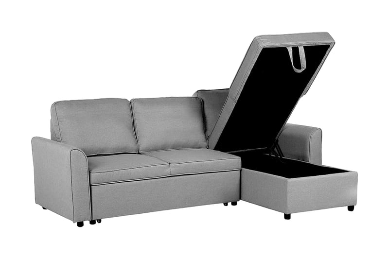Nesna Hjørnesofa 228 cm - Grå - Møbler - Sofaer - Sovesofaer - Hjørnesovesofa