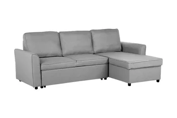 Nesna Hjørnesofa 228 cm - Grå - Møbler - Sofaer - Sovesofaer - Sovesofa divan
