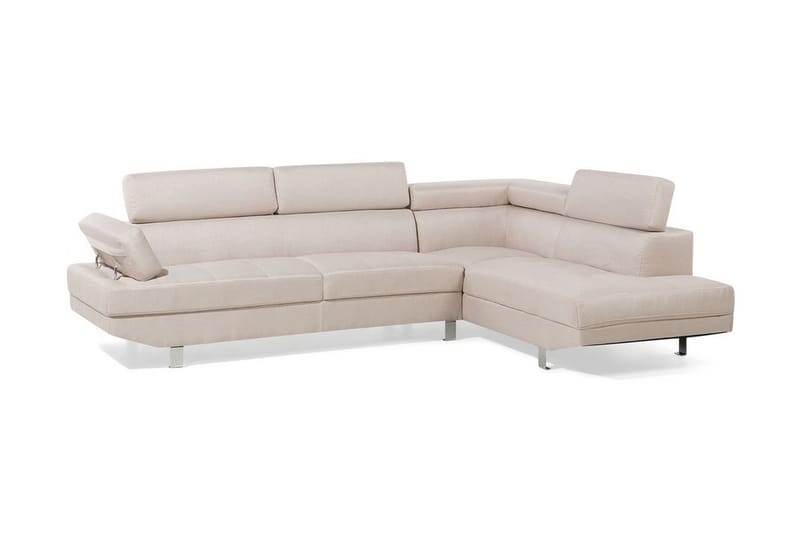 Norrea Hjørnesofa 261 cm - Beige - Møbler - Sofaer - Hjørnesofa