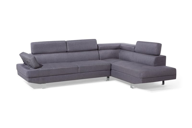 Norrea Hjørnesofa 261 cm - Grå - Møbler - Sofaer - Sofa med sjeselong