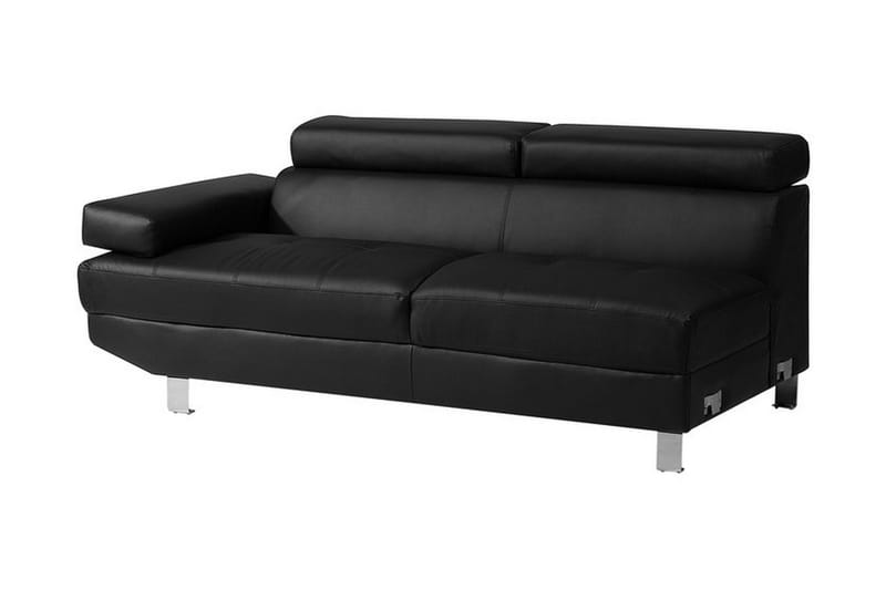 Norrea Hjørnesofa 261 cm - Svart - Møbler - Sofaer - Sofa med sjeselong