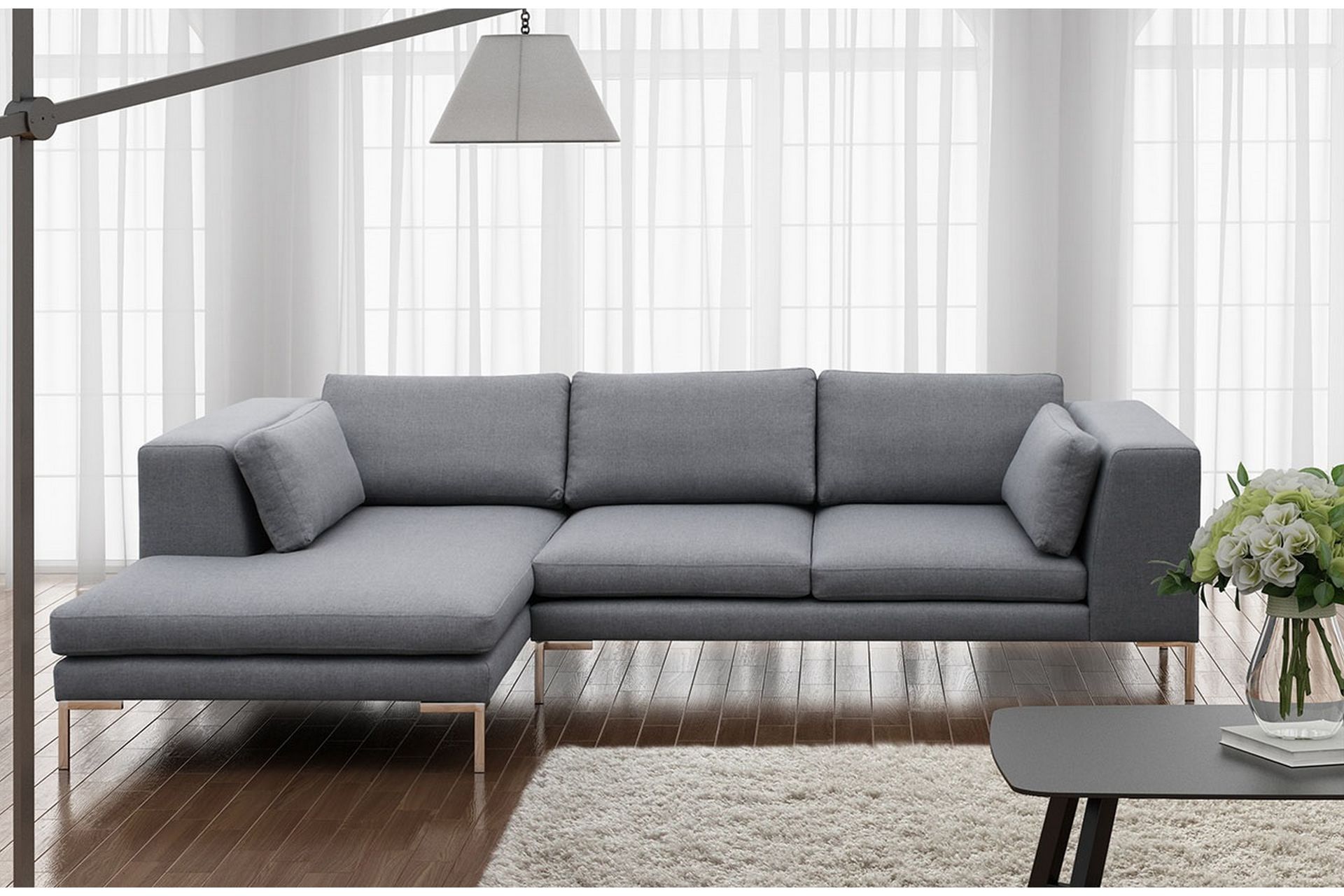 Ocean Divansofa 322x162x86 cm - Møbler - Sofaer - Sofa med sjeselong