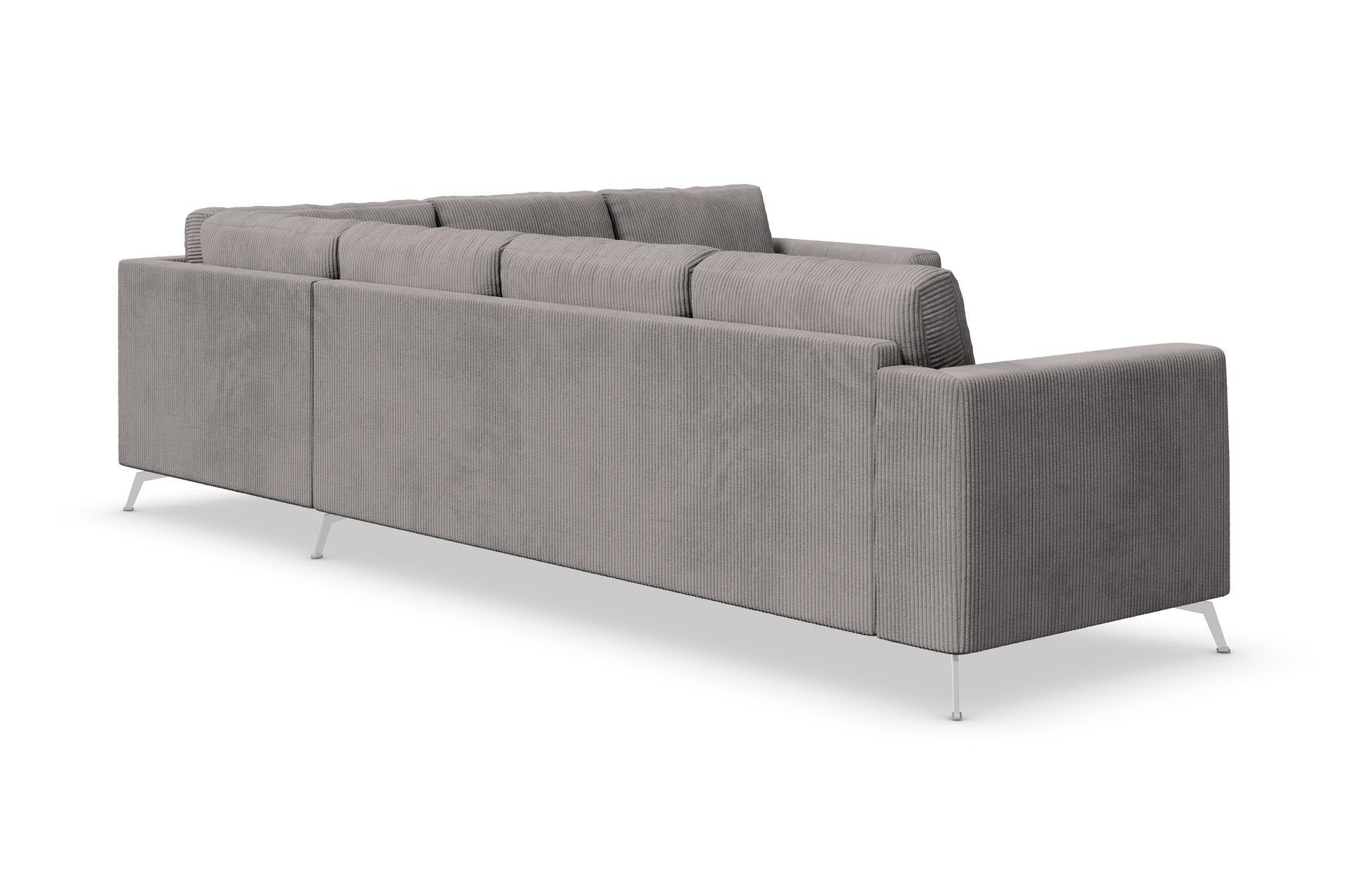 Ocean Lyx 5-seters Vendbar L-formet Hjørnesofa i Manchester - Mørk grå - Møbler - Sofaer - Hjørnesofa