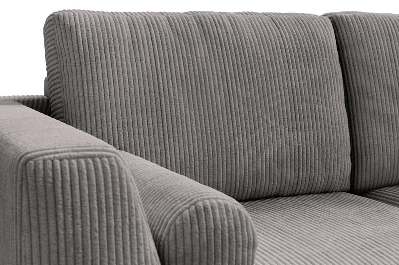 Ocean Lyx 5-seters Vendbar L-formet Hjørnesofa i Manchester - Mørk grå - Møbler - Sofaer - Hjørnesofa