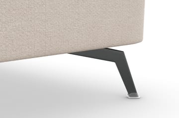 Ocean Lyx 5-seters Vendbar L-formet Hjørnesofa i Stoff - Beige - Møbler - Sofaer - Hjørnesofa