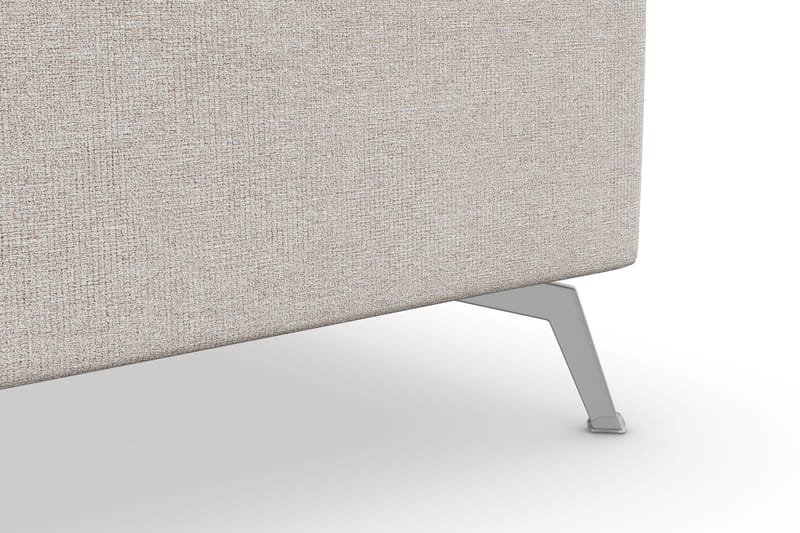 Ocean Lyx 5-seters Vendbar L-formet Hjørnesofa i Stoff - Beige - Møbler - Sofaer - Hjørnesofa