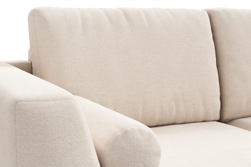 Ocean Lyx 5-seters Vendbar L-formet Hjørnesofa i Stoff - Beige - Møbler - Sofaer - Hjørnesofa