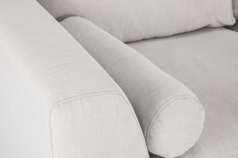 Ocean Lyx 5-seters Vendbar L-formet Hjørnesofa i Stoff - Lys grå - Møbler - Sofaer - Hjørnesofa