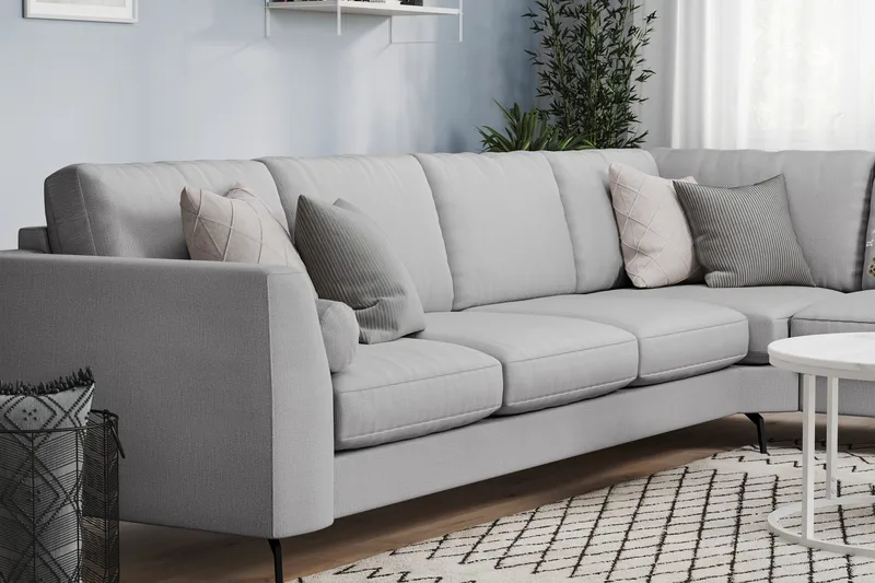 Ocean Lyx Hjørnesofa Vendbar - Lingrå - Møbler - Sofaer - Hjørnesofa