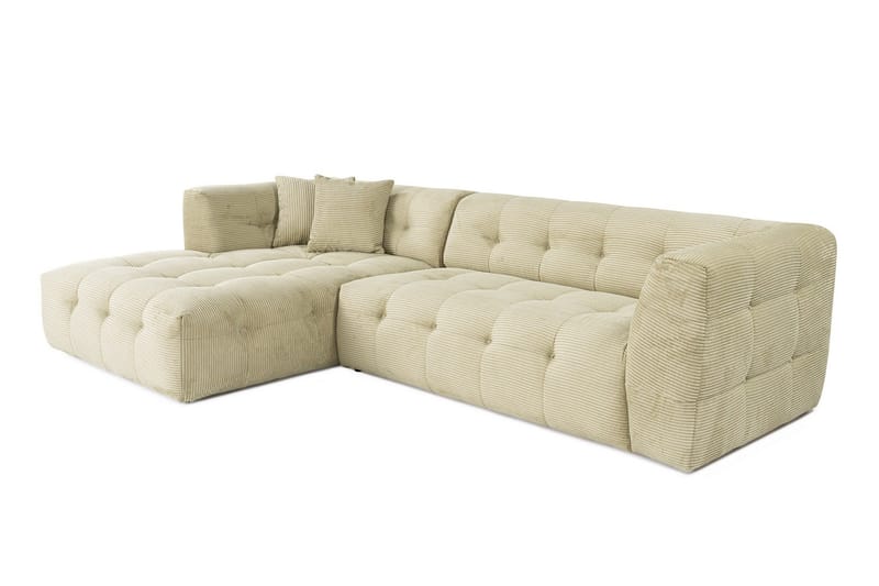 Octavian Hjørnesofa 3-seter - Green - Møbler - Sofaer - Modulsofaer - Komplett modulsofa