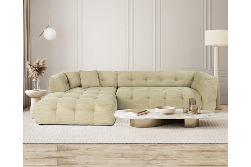 Octavian Hjørnesofa 3-seter - Green - Møbler - Sofaer - Hjørnesofa