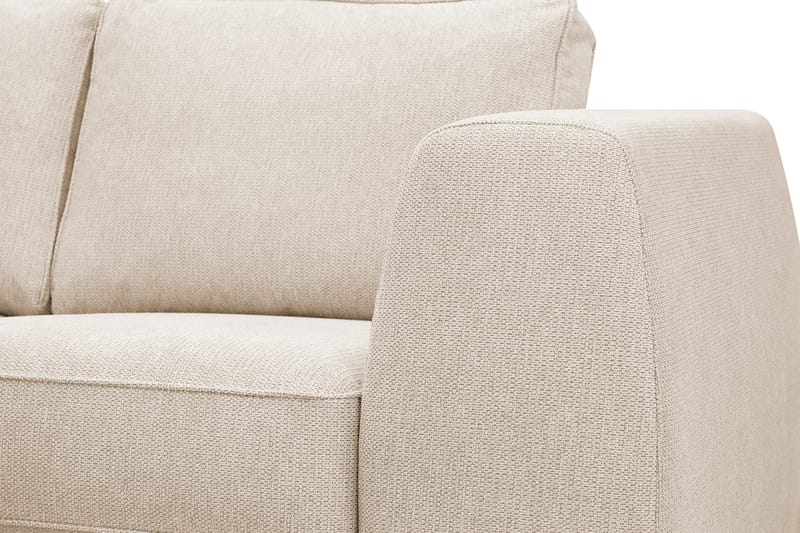 Optus 5-seters hjørnesofa med vendbar divan - Beige - Møbler - Sofaer - Hjørnesofa - Hjørnesofa med divan