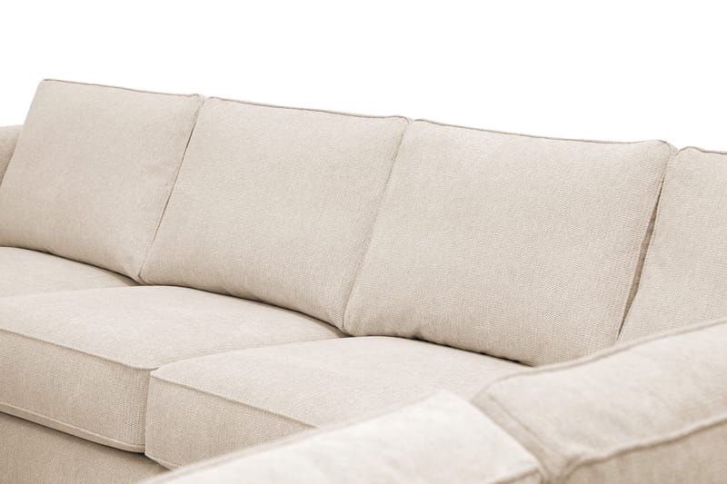 Optus 5-seters hjørnesofa med vendbar divan - Beige - Møbler - Sofaer - Hjørnesofa - Hjørnesofa med divan