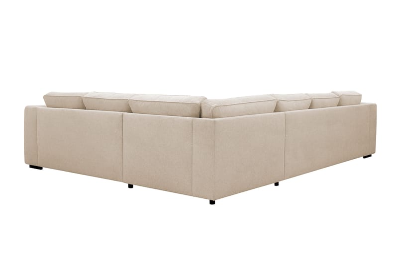 Optus 5-seters hjørnesofa med vendbar divan - Beige - Møbler - Sofaer - Hjørnesofa - Hjørnesofa med divan
