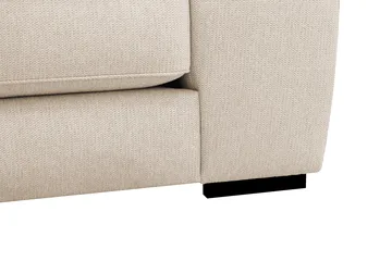Optus 5-seters hjørnesofa med vendbar divan - Beige - Møbler - Sofaer - Hjørnesofa - Hjørnesofa med divan