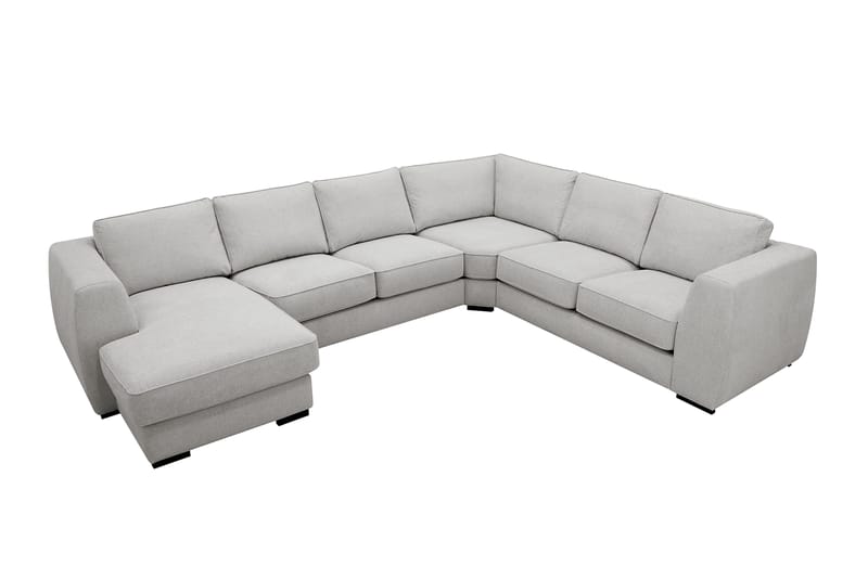 Optus 5-seters hjørnesofa med vendbar divan - Lysegrå - Møbler - Sofaer - Hjørnesofa - Hjørnesofa med divan
