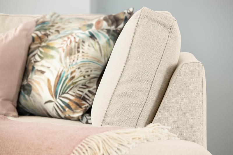 Optus 5-seters Vendbar U-formet Hjørnesofa med Divan i Stoff - Beige - Møbler - Sofaer - Hjørnesofa - Hjørnesofa med divan