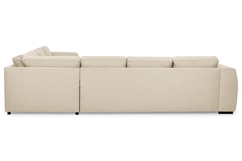 Optus 5-seters Vendbar U-formet Hjørnesofa med Divan i Stoff - Beige - Møbler - Sofaer - Hjørnesofa - Hjørnesofa med divan