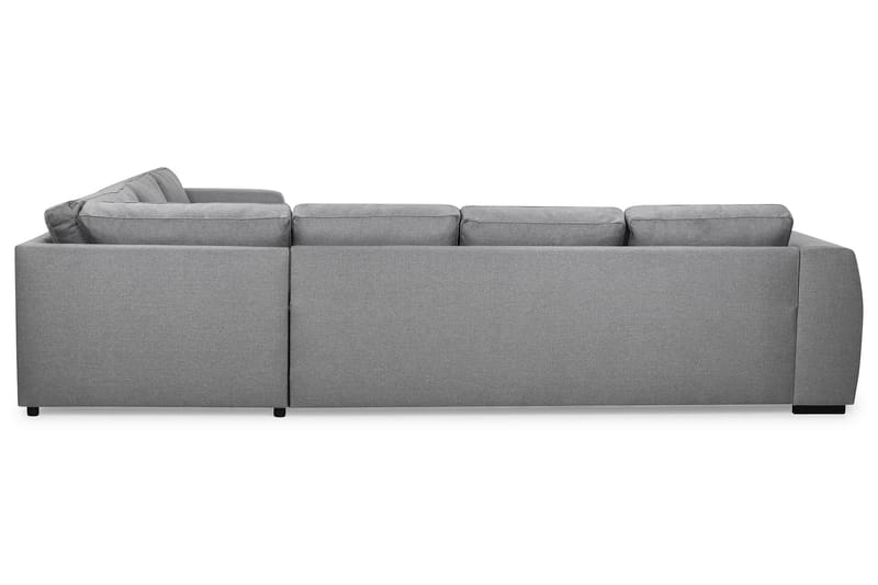 Optus 5-seters Vendbar U-formet Hjørnesofa med Divan i Stoff - Lys grå - Møbler - Sofaer - Hjørnesofa - Hjørnesofa med divan