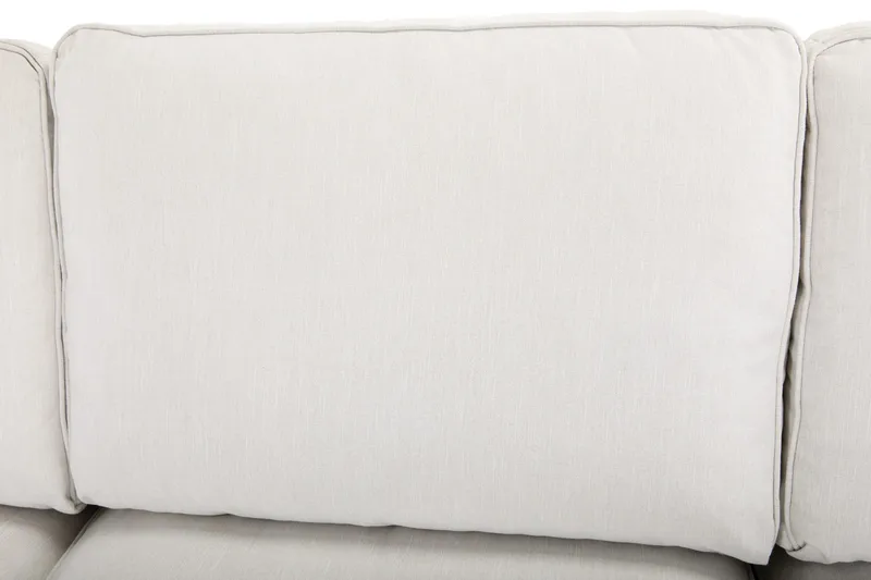 Optus Lyx 5-seters Høyrevendt U-formet Hjørnesofa med Divan i Stoff - Lys grå - Møbler - Sofaer - Hjørnesofa - Hjørnesofa med divan