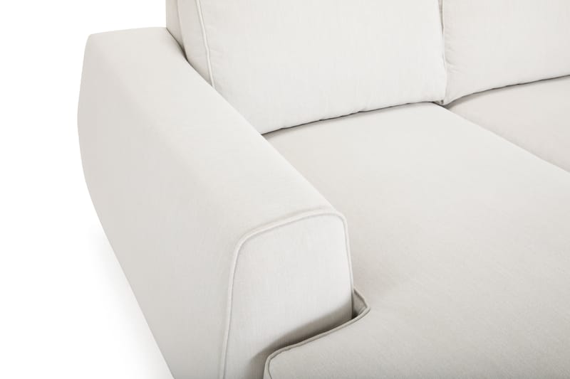 Optus Lyx 5-seters Høyrevendt U-formet Hjørnesofa med Divan i Stoff - Lys grå - Møbler - Sofaer - Hjørnesofa - Hjørnesofa med divan